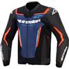 Alpinestars Giacca Moto Pelle Alpinestars GP Force V2 Nero Blu Rosso Flu