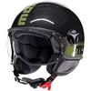 Momo design Casco Moto Jet Momo Design FGTR CLASSIC Stripes Glitter Nero