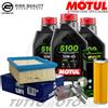 MOTUL - HIFLO - UFI - NGK Tagliando CF MOTO MT 800 Touring 2022 2023 2024 / Kit Motul 5100 Filtri Candele