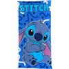CARTOON Telo Mare Bambino Stitch 70x140 cm Asciugamano Microfibra 100% Poliestere Asciugatura Rapida Telo Spiaggia Piscina Blu Disney Idea Regalo