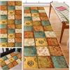 Laegnfho 70 x 130 cm Tappeto Passatoia Cucina Antiscivolo Lavabile Tappeto Runner Corridoio Lungo Tappeti Salotto Tappetino Camera da Letto Moderno Tappetini Lungo per Ufficio Entrata Casa Cucina
