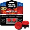 KontrolFreek FPS Freek Inferno per Playstation 4 (PS4) e PlayStation 5 (PS5) | Levette Performance | 2 Alte Concave | Rosso