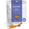 dr. bimix Orecchie di coniglio senza pelo per cani: bocconcini naturali ricchi di proteine, collagene e fibre, uno snack che favorisce la salute delle articolazioni, della pelle e della digestione 200g