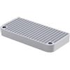 Jubepk Scaletta per lettiera a doppio strato con funzione filtro, rampa a pedale impermeabile per animali domestici, 32 x 16 x 4 cm, accessorio antiscivolo per gatti, conigli e piccoli animali