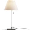 LUCEPLAN lampada da tavolo COSTANZINA D13pi con stelo nero e paralume MEZZO TONO BIANCO NEBBIA - 1D13=NP00017+9D1331437734