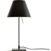 LUCEPLAN lampada da tavolo COSTANZINA D13pi con stelo nero e paralume RADIEUSE NERO LIQUIRIZIA - 1D13=NP00017+9D1331437701