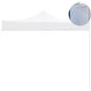 DIVINA GARDEN Telo laterale 3x2mt bianco impermeabile ricambio per gazebo richiudibile 3x3mt