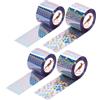 Yokuni Nastro Repellente, Scaccia Piccioni, 4 rotoli (80m x 4,8m cad.), allontana Anti Piccioni e uccelli. Ideale per balconi, case, giardini, cortili, frutteti, terrazze