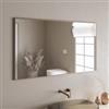 DEGHI Specchio bagno 70x120 cm reversibile con cornice bronzo - Talas