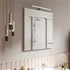 DEGHI Specchio led 70x80 cm reversibile con lampada inclusa da 30cm - Raoled
