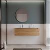 DEGHI Mobile bagno sospeso 120 cm rovere gold con lavabo sx - Deck