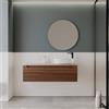 DEGHI Mobile bagno portalavabo dx 120 cm con cassetto rovere deciso e top cashmere - Deck