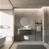DEGHI Mobile bagno sospeso 100 cm con cassetto frassino Londra e lavabo - Roxas