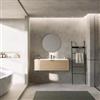 DEGHI Mobile bagno sospeso 120 cm con cassetto frassino harper e lavabo - Roxas