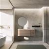 DEGHI Mobile bagno sospeso 120 cm con 3 cassetti frassino mary e lavabo - Roxas