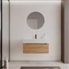 DEGHI Mobile bagno sospeso 90 cm rovere gold con top lavabo - Deck