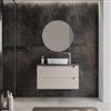 DEGHI Mobile bagno sospeso 90 cm cashmere con cassetti e top antracite - Deck