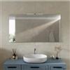 DEGHI Specchio 75x140 cm led reversibile con applique da 45 cm - Raoled