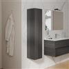 DEGHI Colonna bagno sospesa 30 x 140 h cm in legno rovere grigio