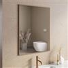 DEGHI Specchio bagno 60x80 cm reversibile con cornice bronzo - Talas