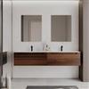 DEGHI Mobile bagno sospeso 180 cm rovere deciso con lavabo - Deck