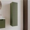 DEGHI Colonna bagno sospesa 30 x 120 h cm cannettato con anta reversibile verde nordico - Deck