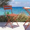 DEGHI Sedia da giardino pieghevole in acciaio terracotta - Atelier