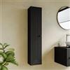 DEGHI Colonna bagno sospesa 120h cm cannettata nero opaco - Dunkel