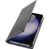 cellularline - Book - Galaxy S24 - La protezione essenziale con chiusura di sicurezza magnetica - Nero