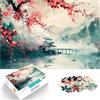 AITEXI Puzzle da 1000 pezzi per adolescenti fiori di ciliegio del Giappone Gioco rompicapo Ogni pezzo è unico - Gioco divertente e stimolante per tutta la famiglia 52x38cm