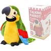 iEasey Cutiest Talking Pappagallo Giocattolo Mimicry Pet Parlare Peluche Giocattolo ripetere quello che dici di sventolare, Record Elettronico Giocattolo Animale Ripieno Sensoriale Giocattolo Educativo