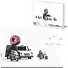 Fabulous Puzzle Classico 1000 pezzi Banksy Donuts Escort Polizia Capitalismo