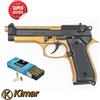 KIMAR Pistola a Salve beretta 92 FS 9 mm Nera e Bronzo Kimar + 50 colpi