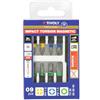 TIVOLY - Set di 9 punte di avvitamento Impact Torsion ACR - Magnetizzati con porta puntale - Tecnologia anti-scivolamento e zona di torsione - PH/PZ/TX - Finitura fosfata ad alta resistenza