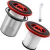 Scienraise Set di filtri di ricambio per Bosch Unlimited Serie 7 modelli BKS711XXL | BBS711W, BBS712A, BCS711A, BSS711W, BKS711MALL aspirapolvere , con 2 filtri HEPA e 1 prefiltro in acciaio inossidabile