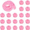 PATIKIL Tessuto per Fiori Calza, 20pz Nylon Calze Rete per Fiori Materiale Calze Seta Trazione per Fiori Fai-Da-Te Artigianato per Matrimoni Decorazione Domestica, Rosa Chiaro