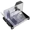 CISSIYOG Affettatrice Elettrica Pieghevole, Affettatrice da Casa con Spessore Regolabile (0-18mm), Affettatrice 160W per Carne e Pane, Silenziosa (<70dB)