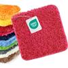 WohnDirect Tappeto Bagno 45 x 45 cm, Microfibra Pelo Lungo 4 cm, Antiscivolo e Assorbente, Lavabile in Lavatrice 30°C, Asciugatrice Bassa T, Adatto a Riscaldamento a Pavimento, bacca