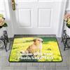 Tinyboy-hbq Zerbino Personalizzato con Foto Tappeto Ingresso Antiscivolo Lavabile Zerbini Personalizzati per Cane Gatto Famiglia Regalo Casa 40x60cm