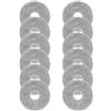 sebudion 12 panni per tergicristalli Dreame X50 / X40 / L20 Ultra Complete,L50 / L40 / X30 / L10 / L10s Pro Ultra,Xiaomi X20 Pro/Max aspirapolvere robot riutilizzabile e lavabile in microfibra