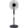 Orbegozo SF 0148,ventilatore a piantana, 50 W, 3 velocità di ventilazione, oscillante, altezza regolabile, silenzioso, griglia di protezione, dimensione delle pale 40 cm, nero