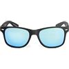 Waykins Occhiali da sole e filtro luce blu occhiali da uomo UV400 - Design retrò con lenti polarizzate a specchio per una protezione e uno stile ottimali, Nero