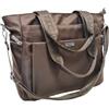 COVERI COLLECTION Borsa Donna in Nylon Impermeabile, Tracolla Regolabile, Tasche Multiple con Zip, Dimensioni 40x13x28 cm Art.CC5056-15 (GRIGIO)