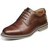 Florsheim Scarpe Oxford da Uomo Neufeld cap Toe, Cognac Tumbled, 41 EU