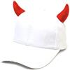 123Arts Cappello da baseball Devil Horn con visiera per uomo e donna, Rosso-2.