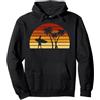 Idee regalo per surfers Surf Retrò Sole Regalo Per Surfers Felpa con Cappuccio