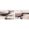 DKD Home Decor Quadro astratto (90 x 2,4 x 90 cm) (2 pezzi)
