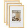 walther design Peppers BP520K3 - Cornice portafoto in legno, 15 x 20 cm, confezione da 3, pino
