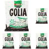 Golia Caramelle Gommose Morbide, Gusto Liquirizia, Busta da 160g (Confezione da 5)