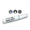 SD COLORS Penna per ritocco smaltato bianco, 12 ml, ad asciugatura rapida, compatibile con elettrodomestici da cucina, bagno, doccia, lavandino, radiatore in metallo, frigorifero